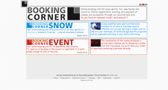 Desktop Screenshot of booking-corner.com